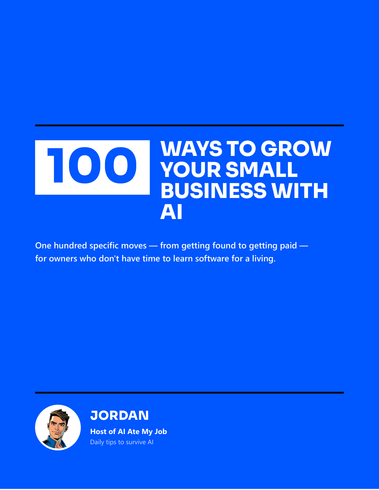 Cover of 100 Ways to Grow Your Small Business With AI
